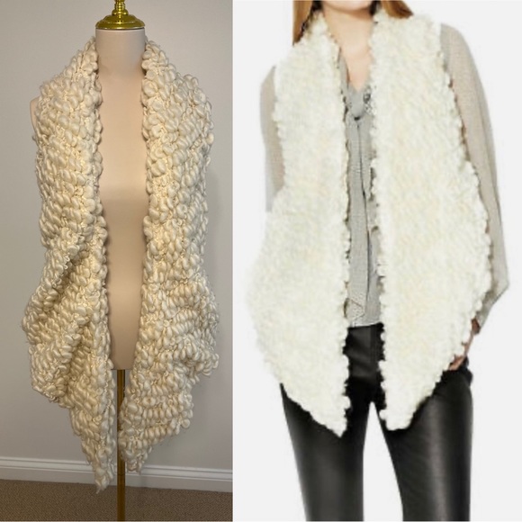 Miha Open Loop Ivory/Grey Vest - Picture 3 of 9